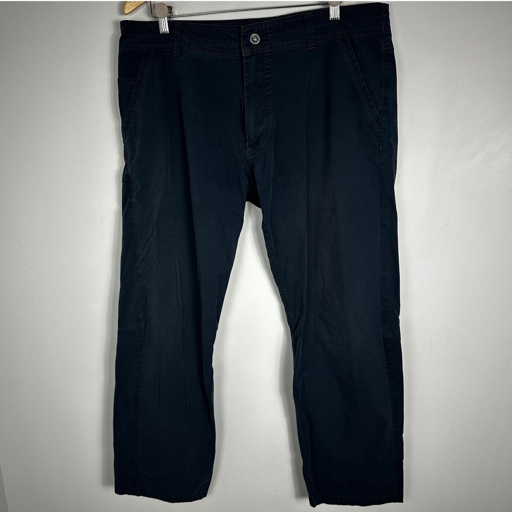 Kuhl Navy Blue Legendary Slax Pants Mens Size 38 x 32 Outdoors Gorpcore Travel